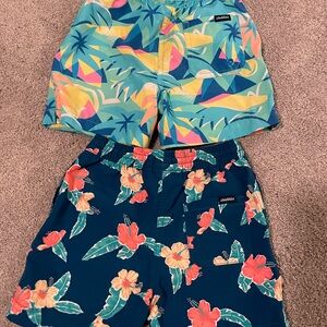 2 Pair Chubbies Kids swim shorts -4T